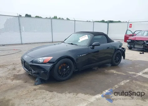 2002 Honda S2000 из США, поврежденный, VIN JHMAP11472T008006
